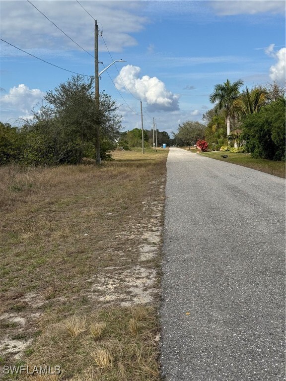 View of street South