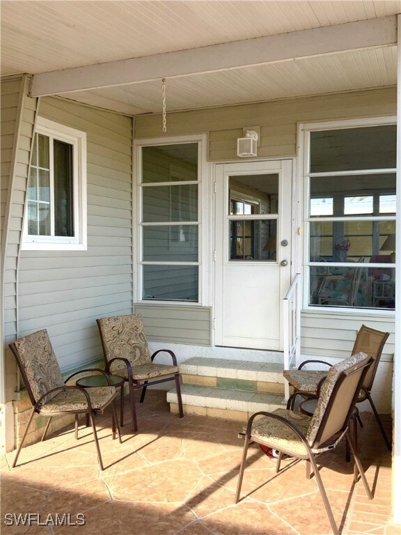 Side Door into A/C Lanai