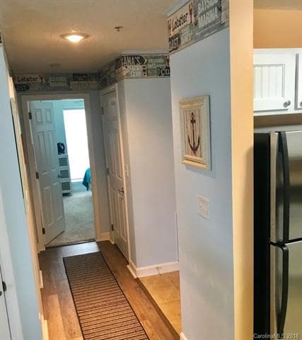 View of foyer from kitchen