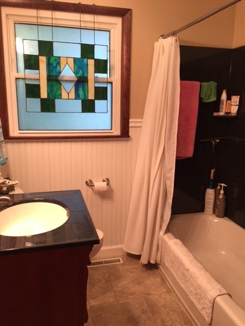 Updated main floor bathroom.