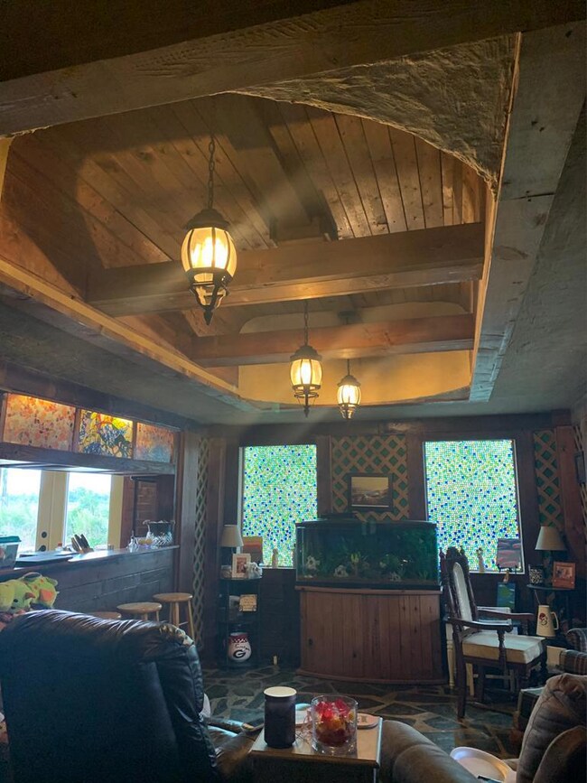 Specialty Ceiling in Living Area
