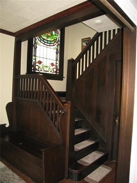 Staircase and Bench Seat with Storage