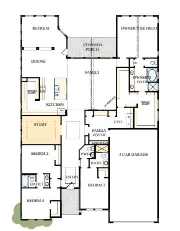 The success of a floor plan is the way you can mov