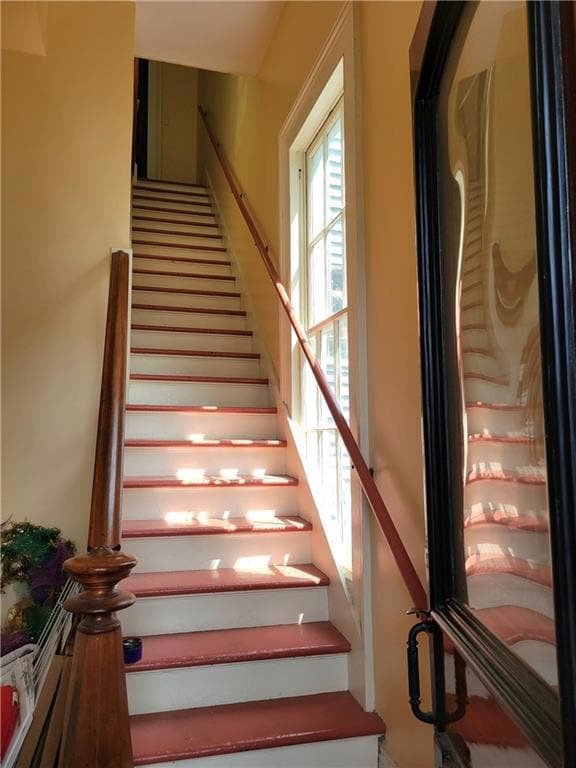 Upstairs for studio apartment