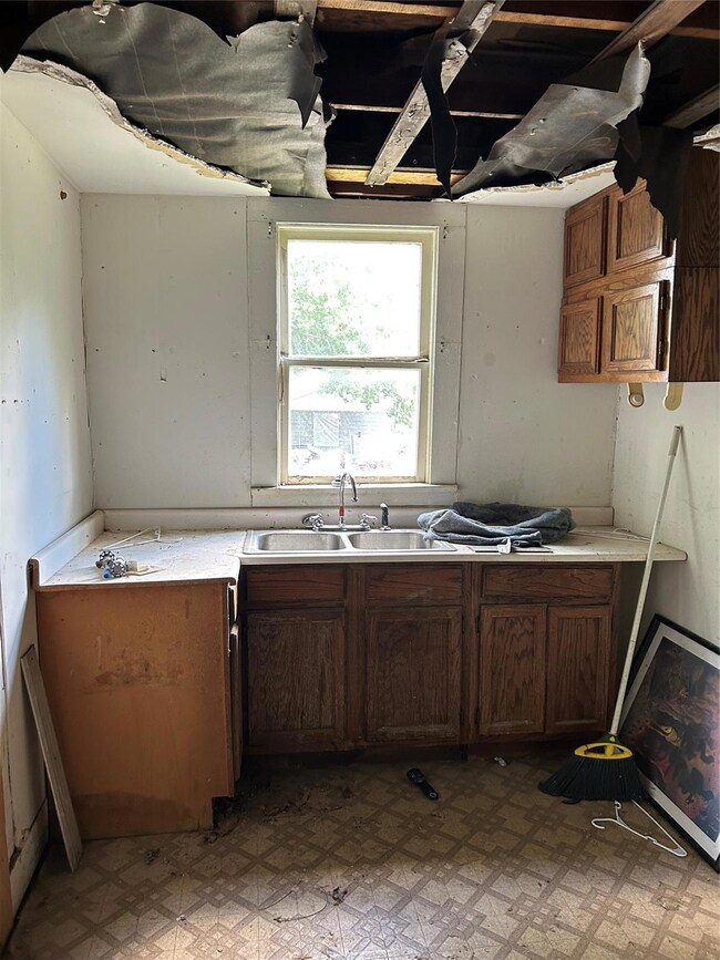 Kitchen featuring sink