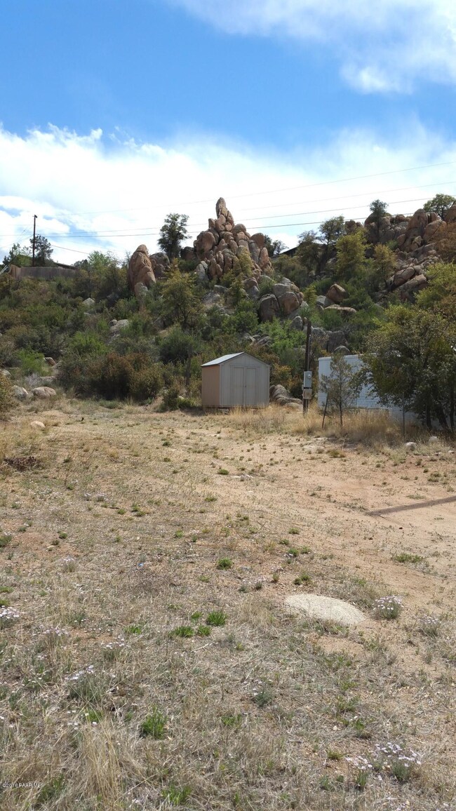 White Storage Shed