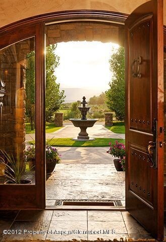 View out door