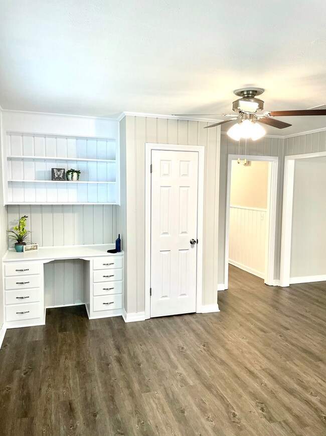 Built in Cabinets in the Family Room