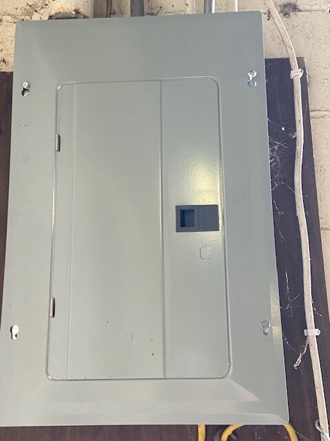 New 100 amp electric box