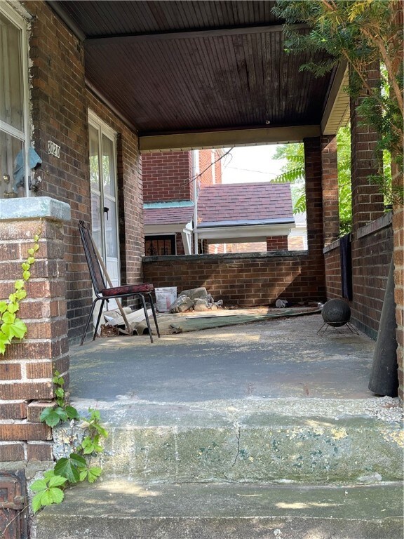 The front porch