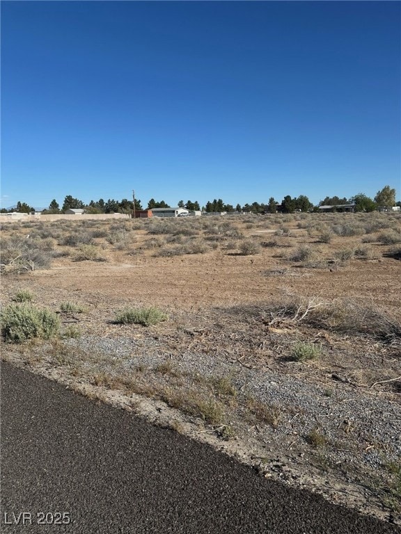 View of undeveloped land with rural landscape