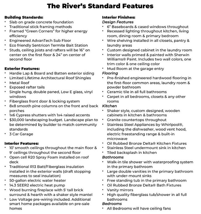 Standard features. All plans, pricing and specific