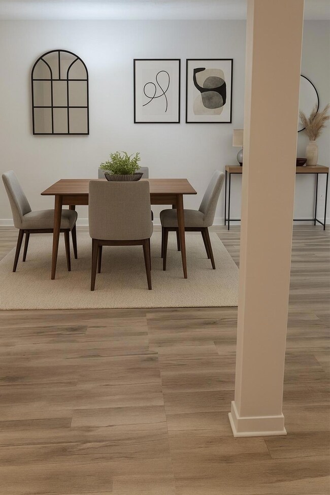 New flooring throughout