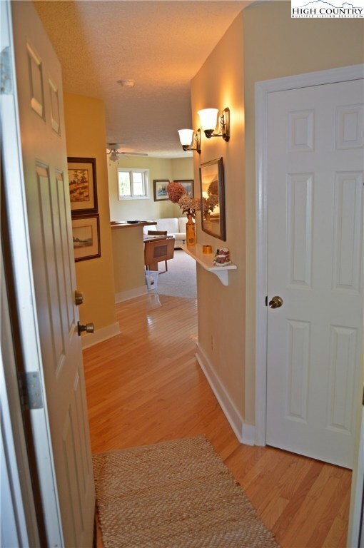 Foyer with two closets for plenty of storage.