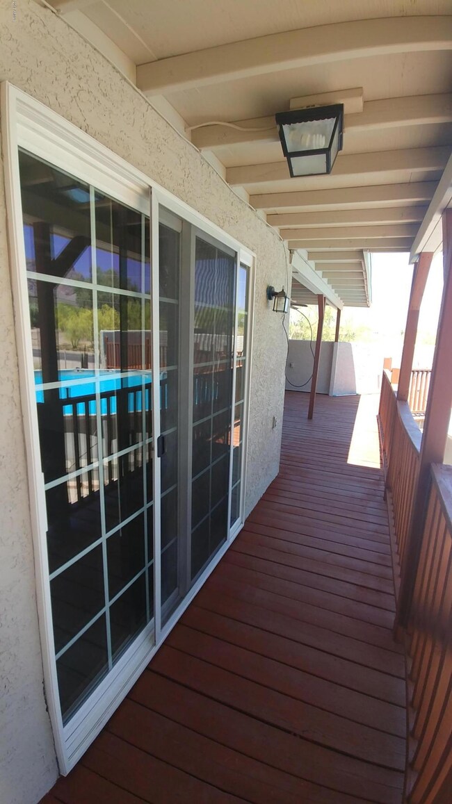 2 arcadia door exits to pool