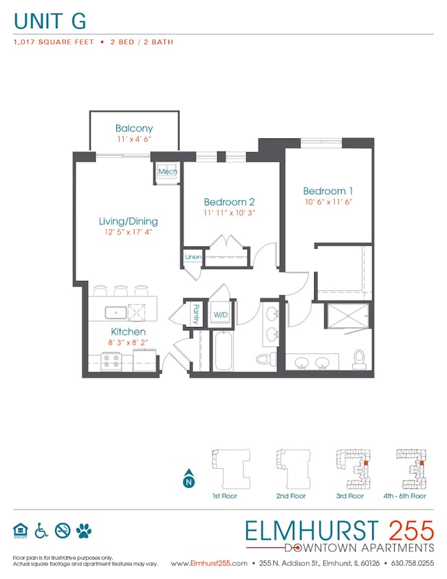 255 N Addison Ave unit 630, Elmhurst, IL 60126 - photo 2