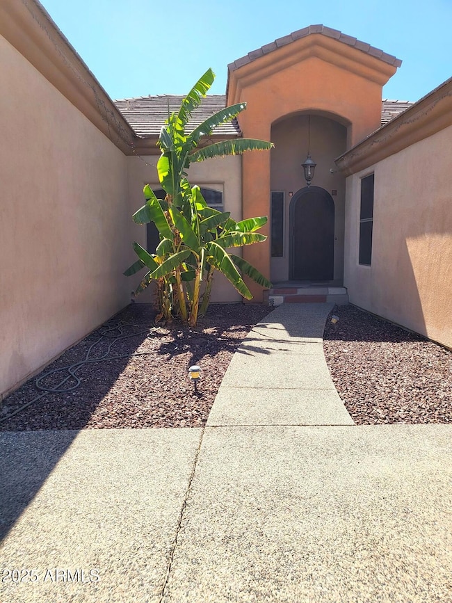 front courtyard