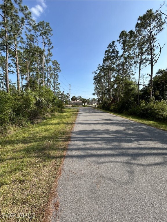 View of asphalt road