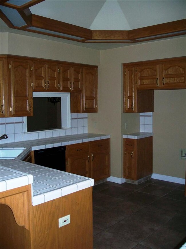 Kitchen with extra counter space and breakfast bar