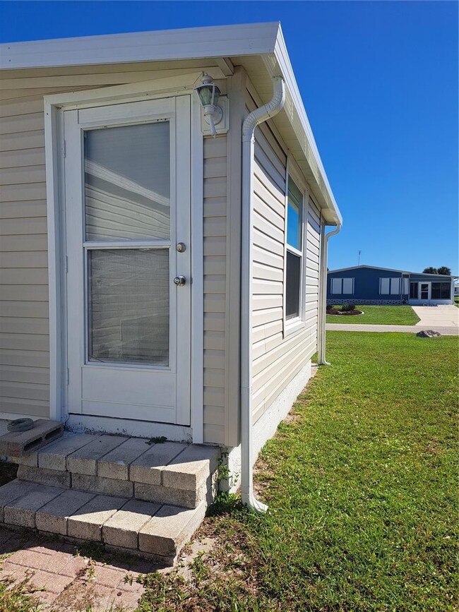 Back door, New gutters.