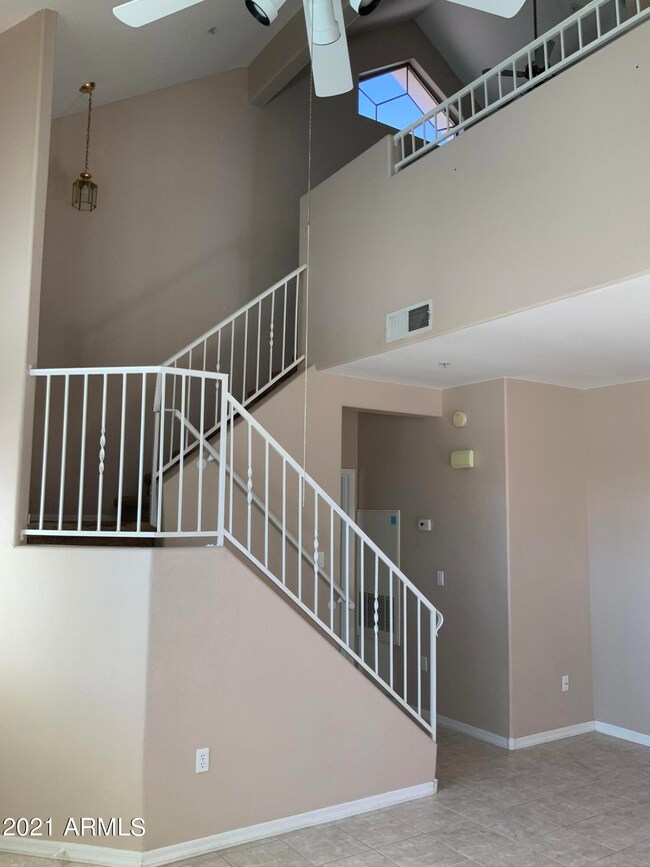 Upstairs!