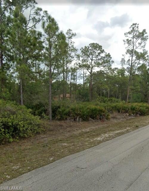View of asphalt street