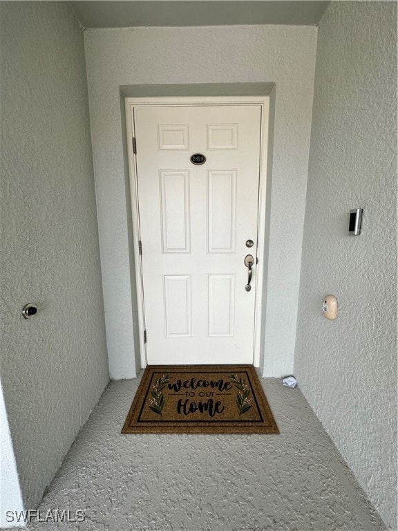 View of property entrance
