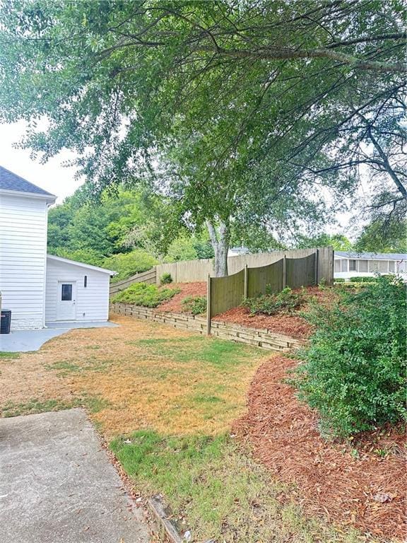 View of yard