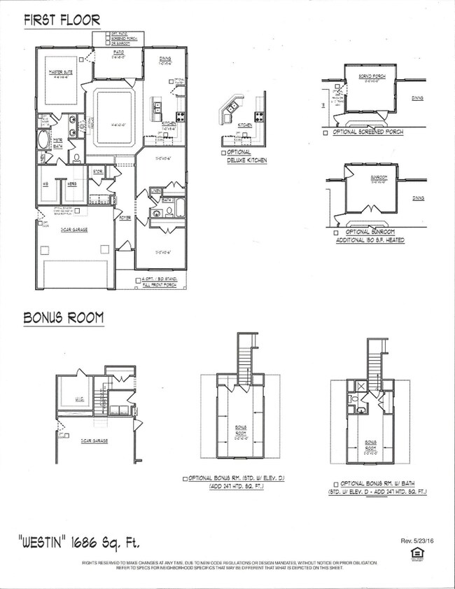 Westin Floor Plan