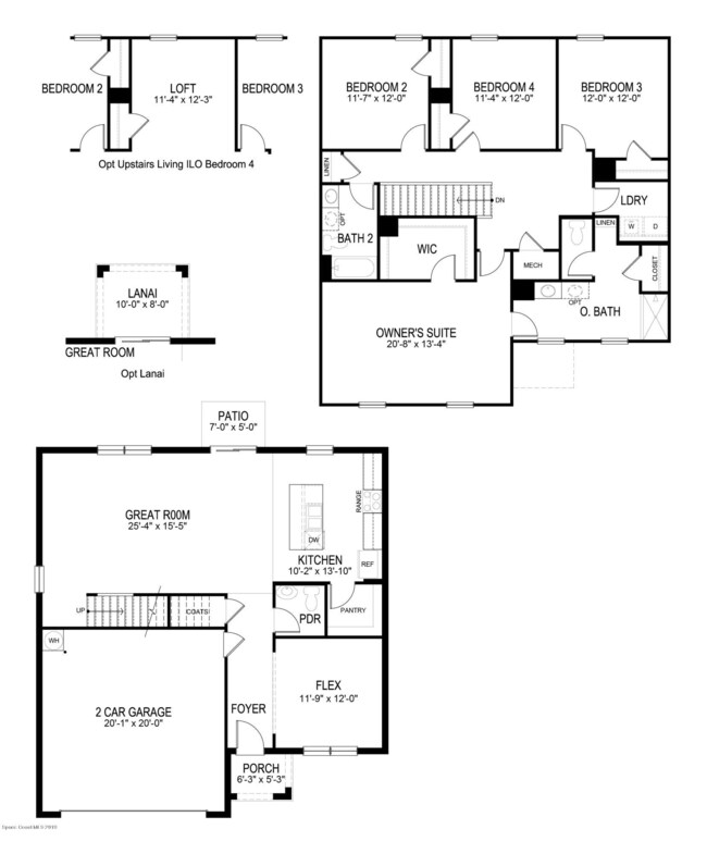 The Galen - floor plan - East, FL