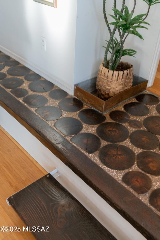 End-Grain Wood in Terrazzo