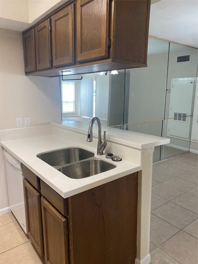 New Quartz counter tops and sink with vegetable sp