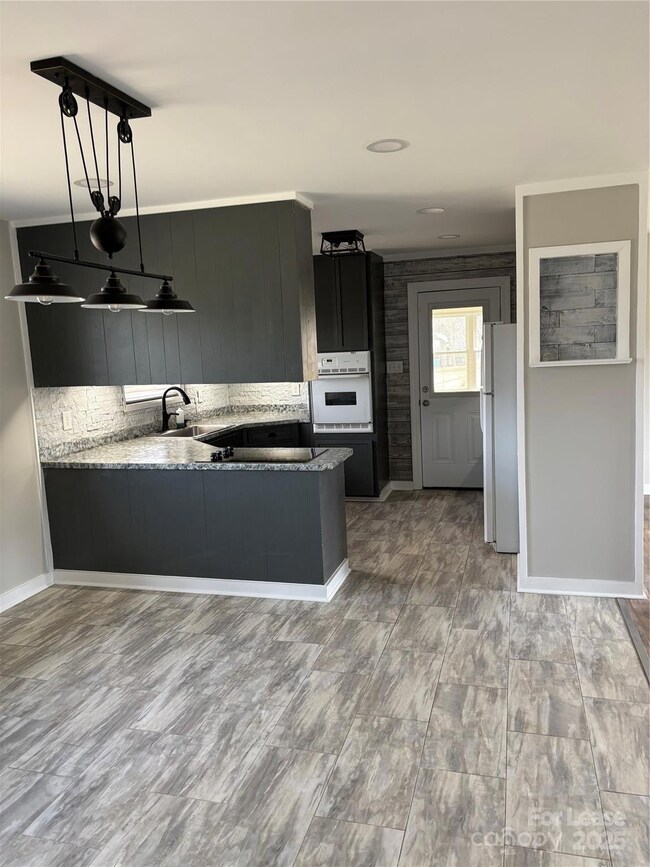 dining room and kitchen