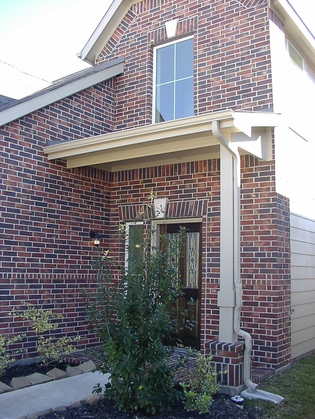 Closer view of the front of home/entry