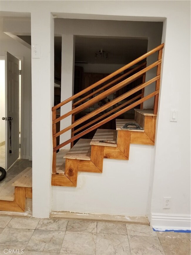 Stairway to 2nd floor.