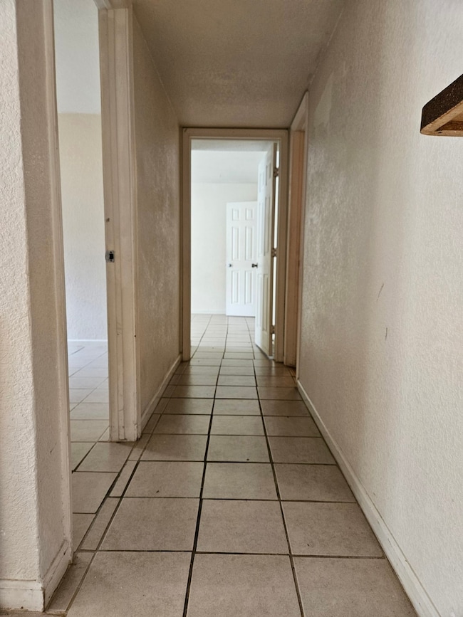 Hall To Rooms & Half Bath