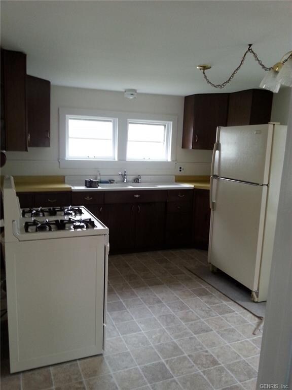 Freshly painted kitchen.