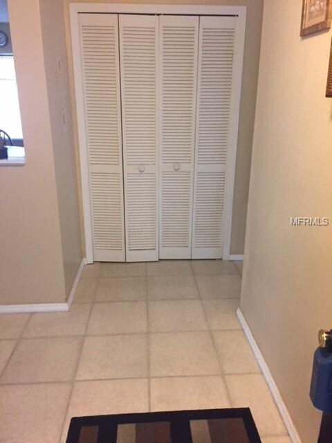 Living room on the left, bedrooms on the right