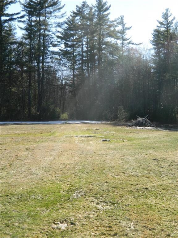 A view of the access to the lots on...