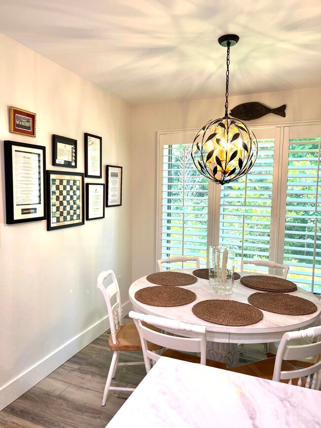 Dining area