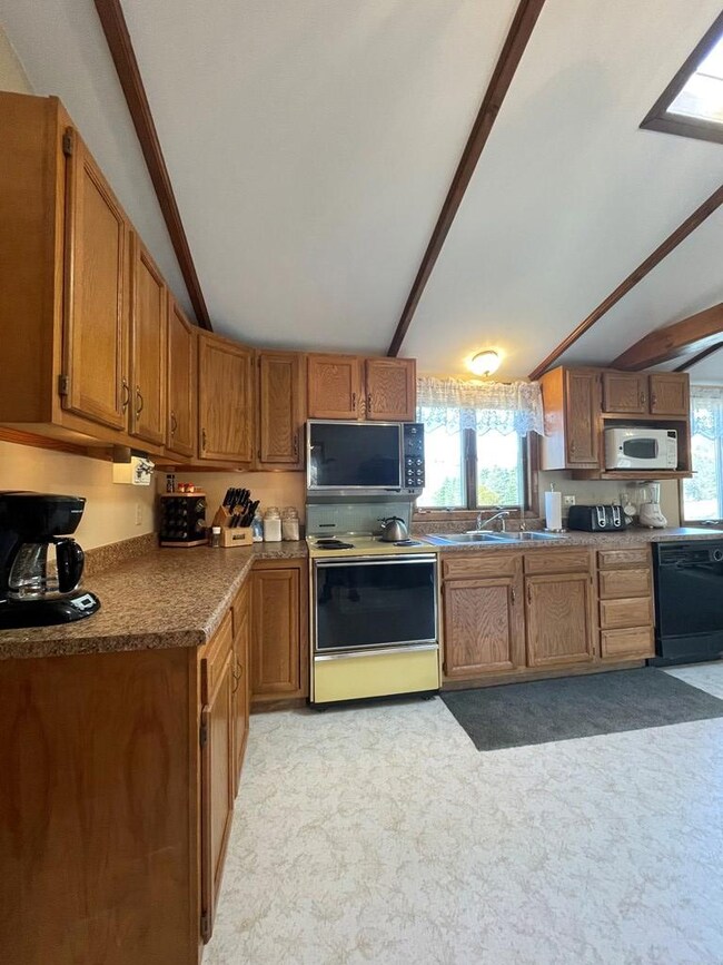 Kitchen with appliances included