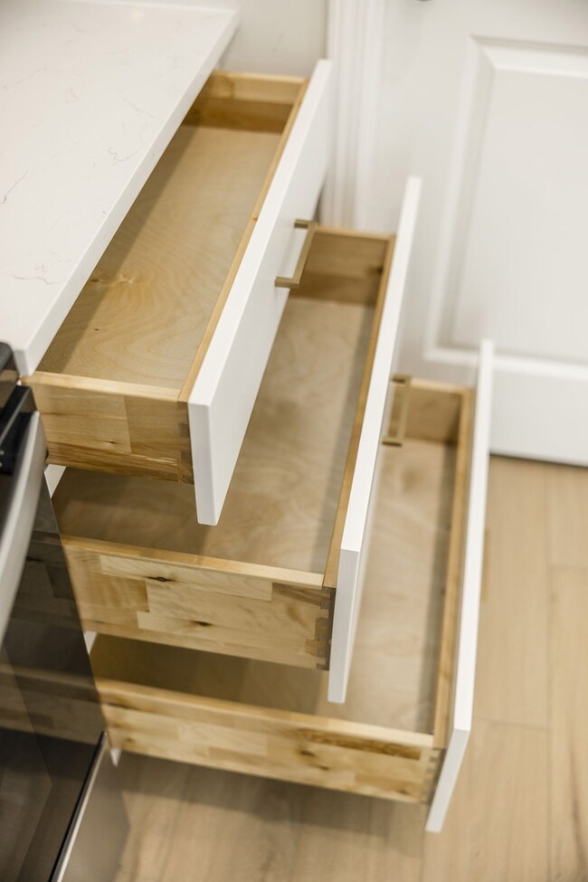 Soft close cabinetry throughout!