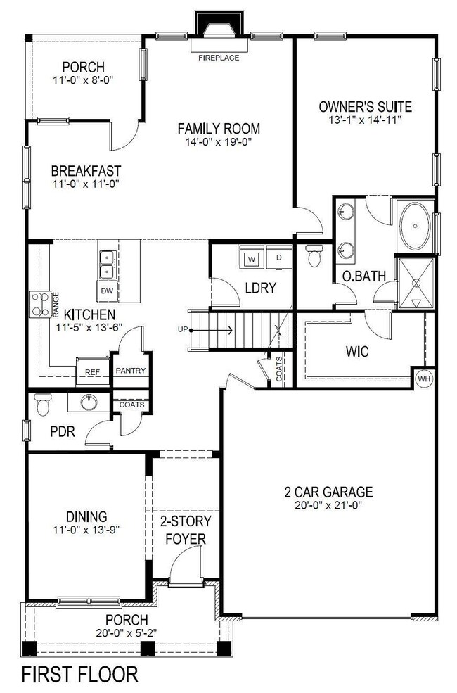 1st floor floorplan
