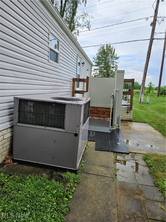 Exterior view of a cooling unit