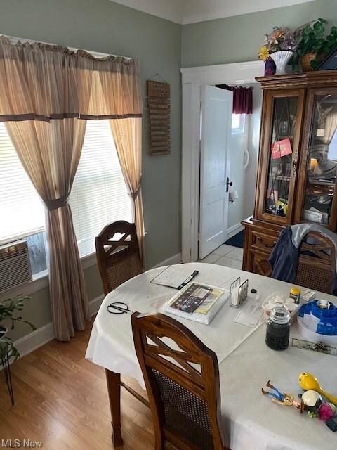 Downstairs Dining Room. Full Bath at Rear.