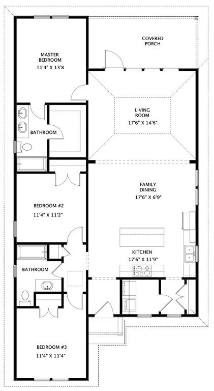 Tate A Floorplan by Holland Homes LLC.