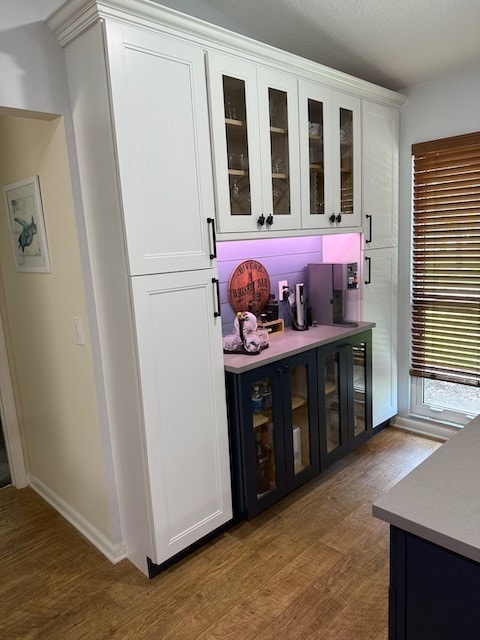Bar area up close