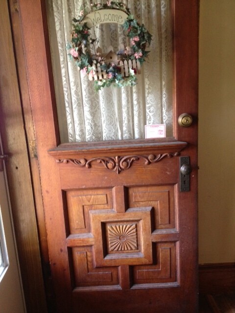 Entry Door-original woodwork