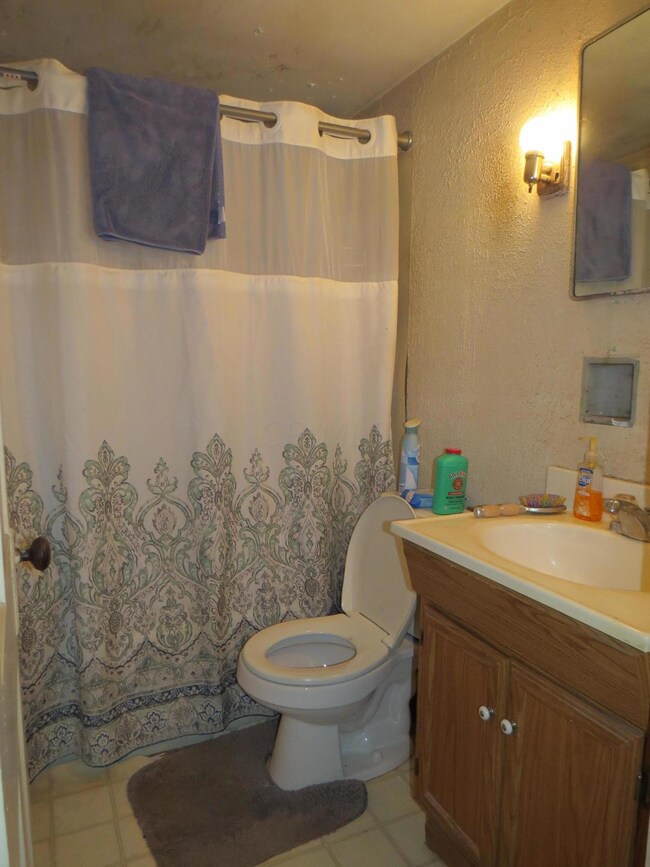 Bathroom in front unit