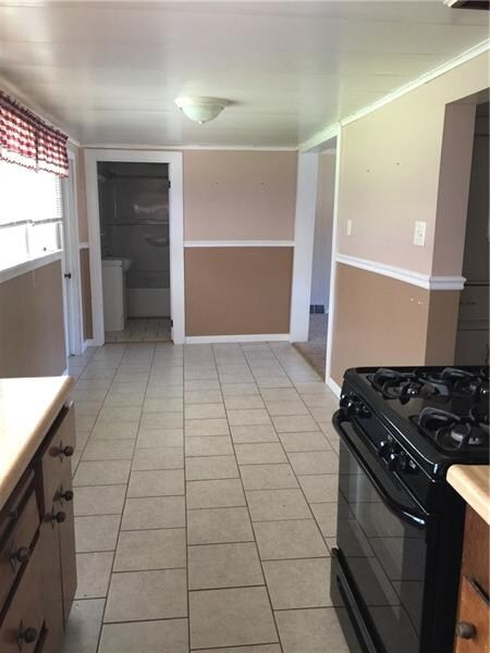View of eat-in kitchen.  Straight ahead is the ful